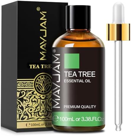 MAYJAM Tea Tree Essential Oil for Diffuser Soap Candle Making, 3.38FL.OZ