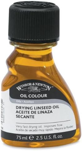 Winsor & Newton Sansodor Refined Safflower Oil, 75ml (2.5oz) Bottle | Pale, non-yellowing oil medium formulated to improve paint flow and slow drying for light oil shades.