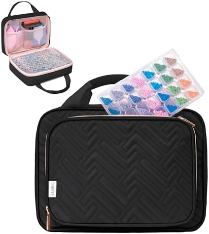 Leudes Diamond Art Storage Painting Case 60 Slots Bead Art Kits for Adults