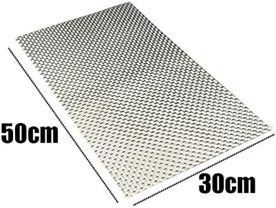 Embossed Aluminum Heat Shield Automotive 12'' x 20'' High Temperature Thermal Barrier Exhaust Electrical For Cars/Turbo Manifold