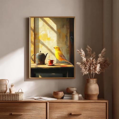 CRZMODE Bird Paint by Numbers Kit for Adults, Bird Paint by Numbers for Adults, Acrylic Painting Crafts for Home Decor Gift (16x20inch)
