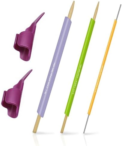 Quick Turn Fabric Set, 3 Sizes Quick Turn Fabric Tube Turners with 2 Crimping Cones, Tube Turner Sewing Tool for Crafts DIY Handmade Knitting Accessories