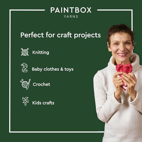 Paintbox Yarns 100% Cotton Aran Yarn 1.76oz / 50g, 93yds / 85m