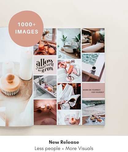 Lamare Vision Board Book -1000+ Images, Vision Board Supplies for Women