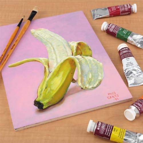 LUKAS 1862 Professional Artist Oil Paint - Greens, 37 mL - Set of 4 - Outstanding Lightfastness, Non-Yellowing, with Beeswax for Smooth, Buttery Texture, Consistent Hue, Ideal for Professional Artists