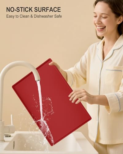 Silicone Art Mat for Crafts, 12" x 19" Waterproof Non-Slip Painting Mat