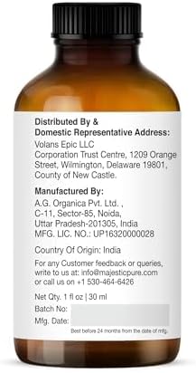 Majestic Pure Helichrysum Essential Oil for Diffuser - 1 fl oz | 100% Pure and Natural Essential Oils for Aromatherapy, Blend with Carrier Oil for Skin & Body Care, Massage, Helichrysum Oil