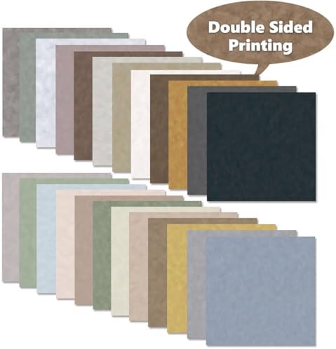 24 Sheet Scrapbook Paper, Colored Specialty Pattern Double Sided Decorative Craft Paper For DIY Card Making Photo Album Decor,12 x 12 Inch