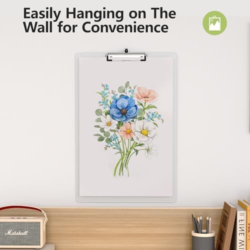 Extra Large Clipboard, 11 x 17 Clear Plastic Drawing Board