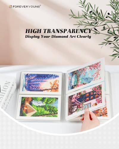 Foreveryoung Minigem Diamond Art Storage Book, 7-Inch, 1 Pack