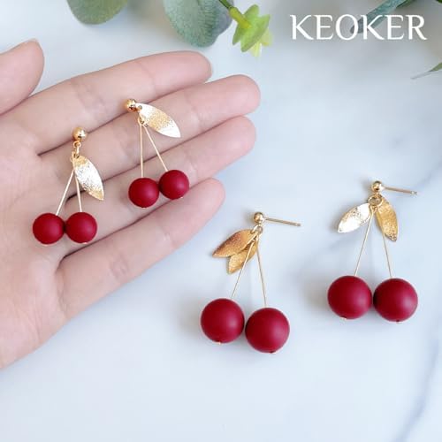 KEOKER Polymer Clay Bead Hole Maker - Piercing Tool for Drilling Holes in Clay Beads (5 Sizes)