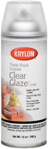 Krylon I00500A00 12-Ounce Triple Thick Clear Glaze Aerosol Spray