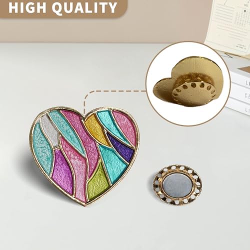 Needle Minder Magnet, Magnetic Needle Minder, Needle Minders Magnetic Cross Stitch Accessories, Magnetic Needle Holder, Life Tree, Butterfly, Cats, Owl, Heart (Love)
