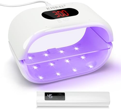 KISREL UV Light for Resin, Plug-in Non-Rechargeable 2-in-1 w/Flashlight