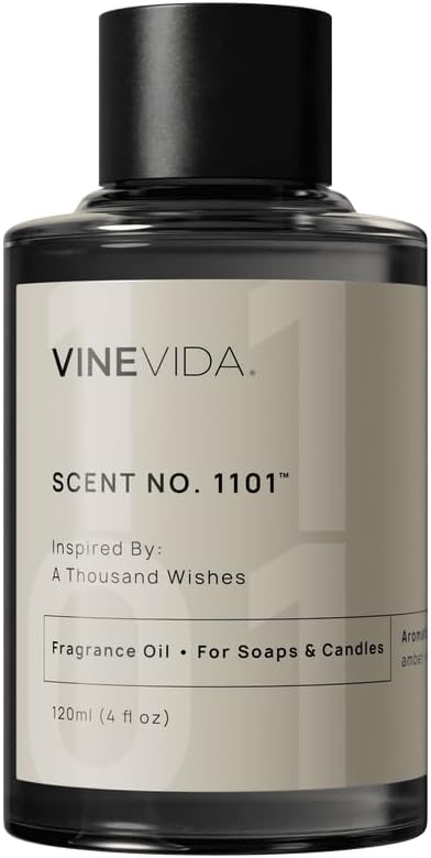 VINEVIDA [4oz] A Thousand - Fragrance Oil for Candle & Soap Making - Made in USA Candle Oil Scents