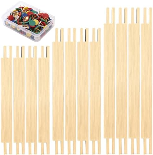 12 Pcs Stretcher Bars for Needlework, Wooden Needlepoint Stretcher Bar