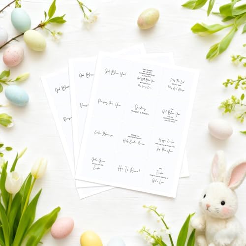 Watersay 240 Pcs Messages of Faith Peelable Stickers for Card Making