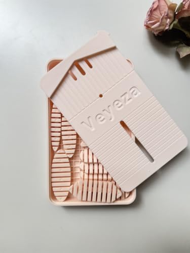 Polymer Clay Earring Drill Guide,Cornstarch Tapper Box for Polymer Clay,Detachable Curved Strip-Shaped Clay Tools,3 in 1 Clay Tools for Precise Drilling of Earring Jewelry and Necklace Pendant