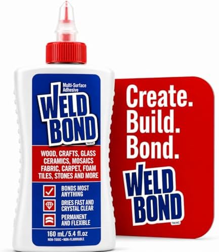 Weldbond Multi-Surface Glue Non Toxic for Mosaic Wood Ceramic Craft 5.4oz