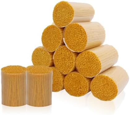 AKZYTUE 12 Rolls Latch Hook Yarn, Precut Rug Yarn for Latch Hook Kits, Crochet Yarn Bundles for Latch Hook Rug Making, DIY Tapestry Crafts for Adults & Beginners,Mustard