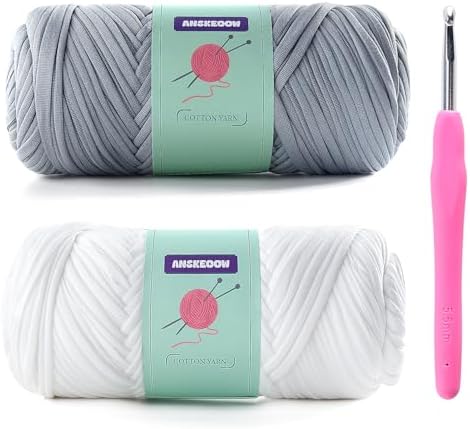 Soft Tshirt Yarn for Crochet Bags/Basket, T Shirt Thick Yarn for Crocheting