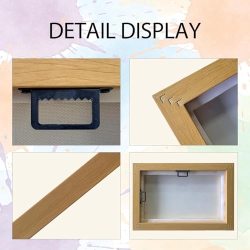Yellow Blank Canvas with Floating Frame, 8x12 Inch, 1 Pack