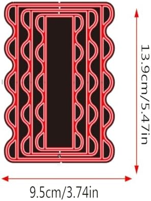 Metal Cutting Die for Scrapbooking - Cut Stencils for DIY Scrapbook Photo Album Decorative Paper Card, Card Making Supplies & Crafting Die Cut (Flower Basket 5.5 x 3.7 in)