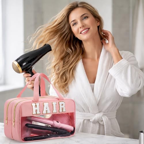 Pinkunn Hair Tool Travel Bag Tools Large Travel Case, Nude Pink