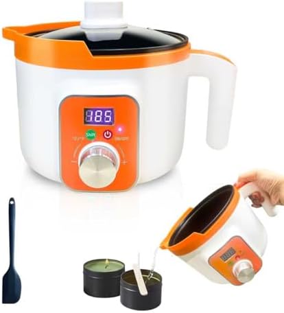 Electric Wax Melting Pot with LED Display & Precise Temperature Control