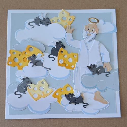 Animal Mouse Metal Cutting Dies for Card Making