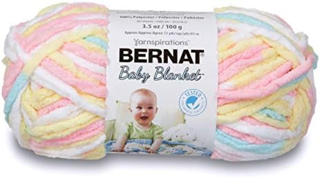 Bernat Baby Blanket Yarn for Crocheting Soft, Pitter Patter
