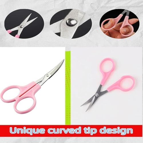 4-3/4" Sharp Curved Tip Needlework Cutter Applique Embroidery Scissors((Pack of 1)