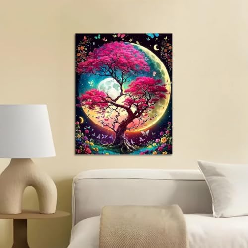 Paint by Numbers kit for Adults Tree of Life,Paint by Numbers 16x20 inch