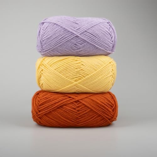 Craft County Medium 4 Acrylic Yarn – 200 Yards of Super Vibrant Yarn for Blankets, Scarves, Hats, & More!