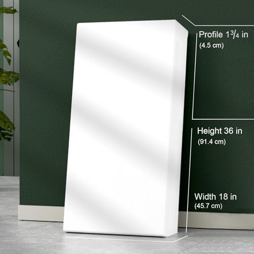 PHOENIX 18x36 Inch 2 Pack Heavy Duty Stretched Canvas - 1 3/4" Thick Large Long Canvas for Painting - Master Series 15 Oz. Gesso Primed Cotton Archival Canvases for Professional Artists