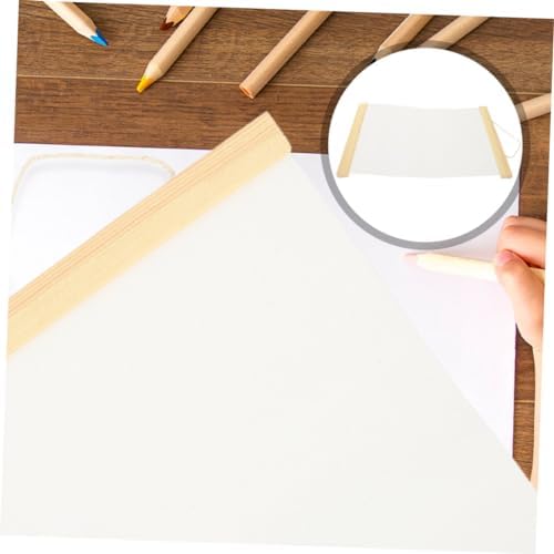 NUOBESTY Blank Canvas for Painting Cotton Oil Painting Canvas for Acrylics Watercolors and DIY Crafts for Artists and Boys and Girls Creative Projects