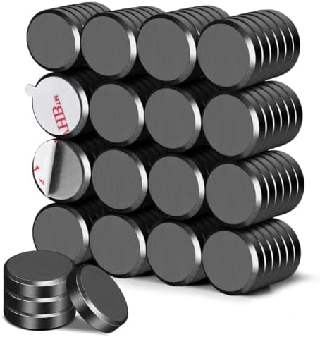 DIYMAG Strong Adhesive Magnets,100pcs 0.47x0.12in for Fridge Refrigerator