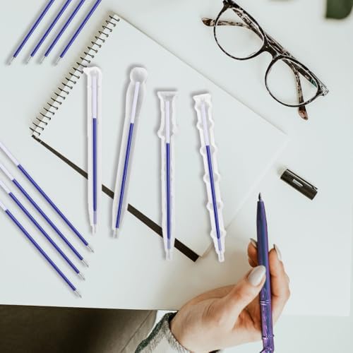 100 Pcs Ballpoint Pen Refills, Epoxy Resin Molds 0.7mm Ink Replaceable Ball Point Pen Silicone Molds Resin Casting Molds for DIY Resin Crafts Making