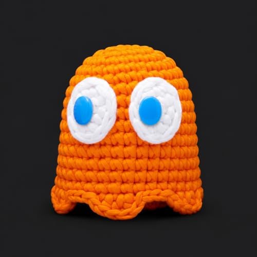 The Woobles PAC-MAN Ghost Crochet Kit for Beginners (Clyde)