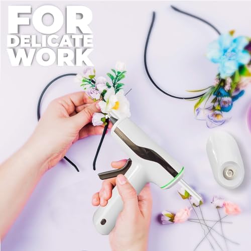MONVICT Cordless Hot Melt Glue Gun, Smart Power-Off with 2.2 Ah Battery