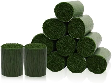 AKZYTUE 12 Rolls Latch Hook Yarn, Precut Rug Yarn for Latch Hook Kits, Crochet Yarn Bundles for Latch Hook Rug Making, DIY Tapestry Crafts for Adults & Beginners,Forest Green