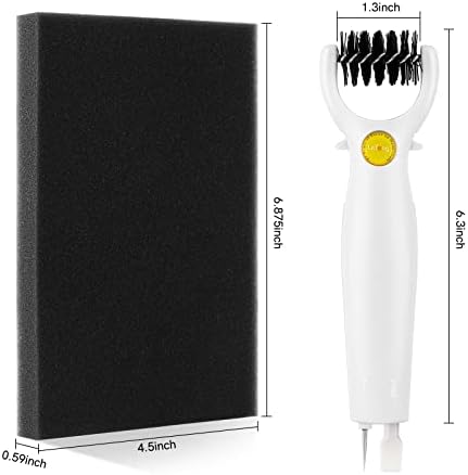 Craft 3 in 1 Multipurpose Craft Tool Set, Die Brush, 3-in-1 Weeding Tool, Brush, Scrape, Pierce, Embossing and Die Cutting Accessory, Retractable Design, DIY Scrapbooking Supplies Die Paper Remover