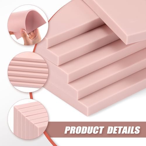 6 PCS 8"x6" Soft Linoleum Blocks for Printmaking & Stamp Making