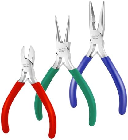Mr. Pen- Pliers for Jewelry Making, 3 Pack, Chain Nose