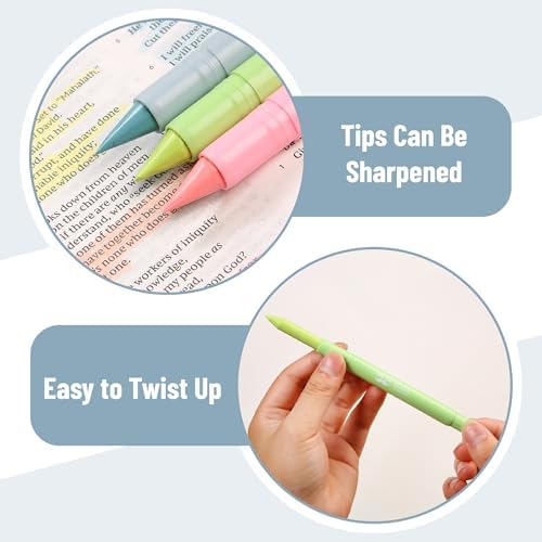 Mr. Pen- Gel Highlighters, 16 Pack Assorted Colors, No Bleed, Bible Markers