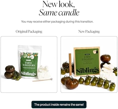 Siblings Candle Refill Kit - Farm Tomato Scent