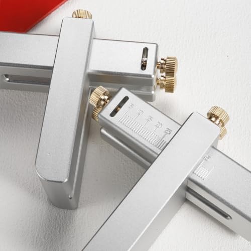 SiiRo Leather Strap Cutter, Aluminium Alloy Leather Strip Cutting Machine, Adjustable Manual Leather Belt Cutter Tool for DIY Leathercraft