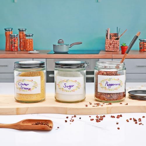 16 Pack Clear Candle Jars for Making Candles, 8 oz candle making kit