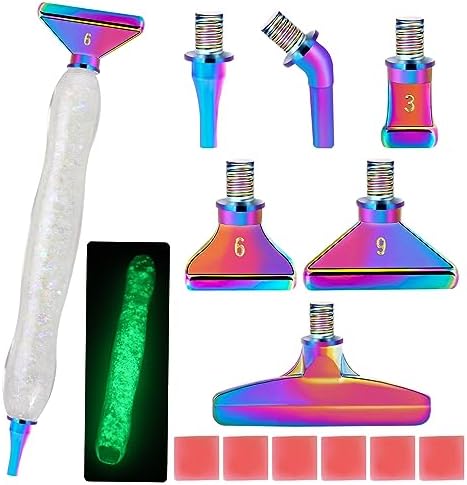 DoreenBow 13Pcs Diamond Art Tools Glow in The Dark Diamond Art Accessories