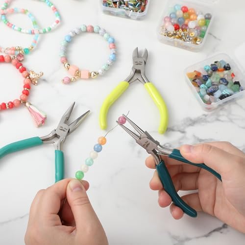 Mr. Pen- Pliers for Jewelry Making, 3 Pack, Chain Nose